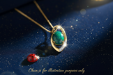 Black Opal Diamond Pendant V3