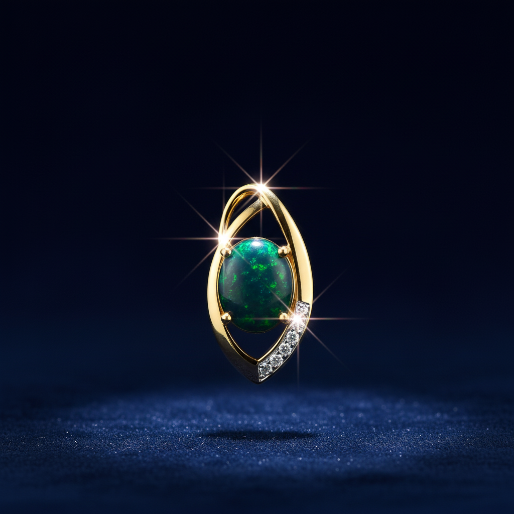 Black Opal Pendant Clean V1