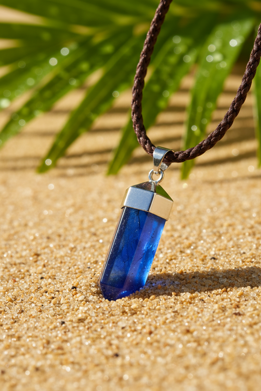 Blue Crystal Close-up