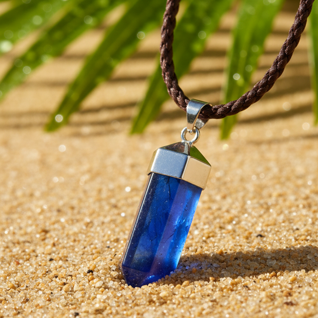 Blue Crystal Close-up