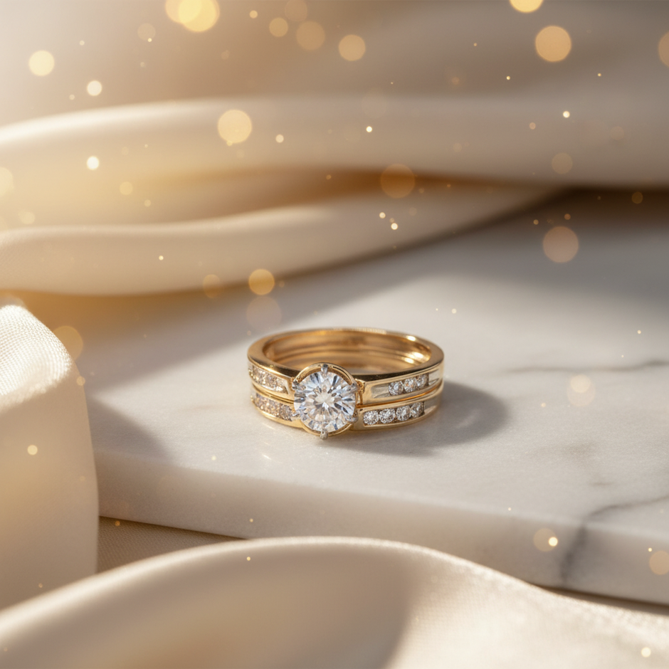 Bridal set with elegant background 1