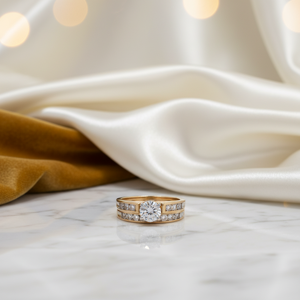 Bridal set with elegant background 2