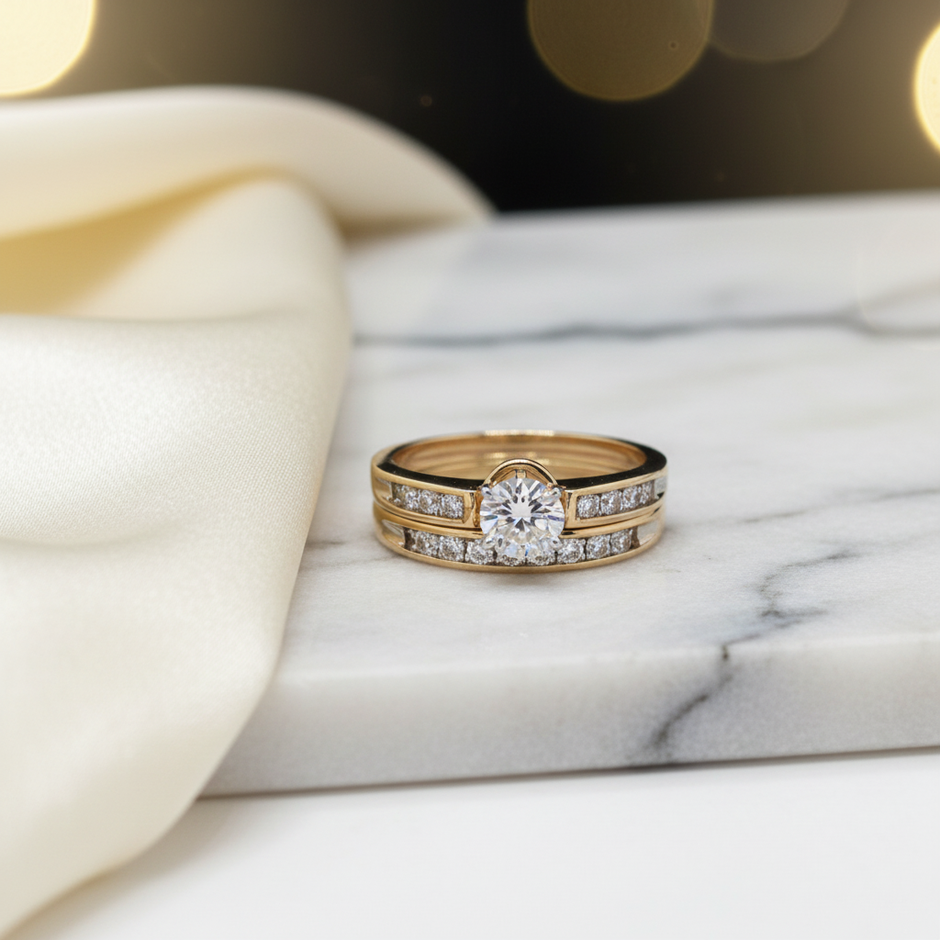 Bridal set with elegant background 3