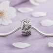 Butterfly Spacer Bead — Lavender Velvet Bracelet