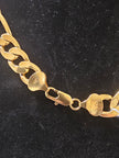 Chaîne Figaro 3:1 en or massif 18 carats, 61 cm (24