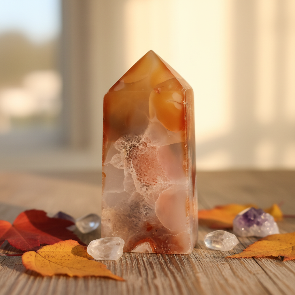 Carnelian Agate 4 Wood