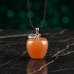 Carnelian Apple Pendant