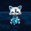 Cat Charm — Navy Velvet