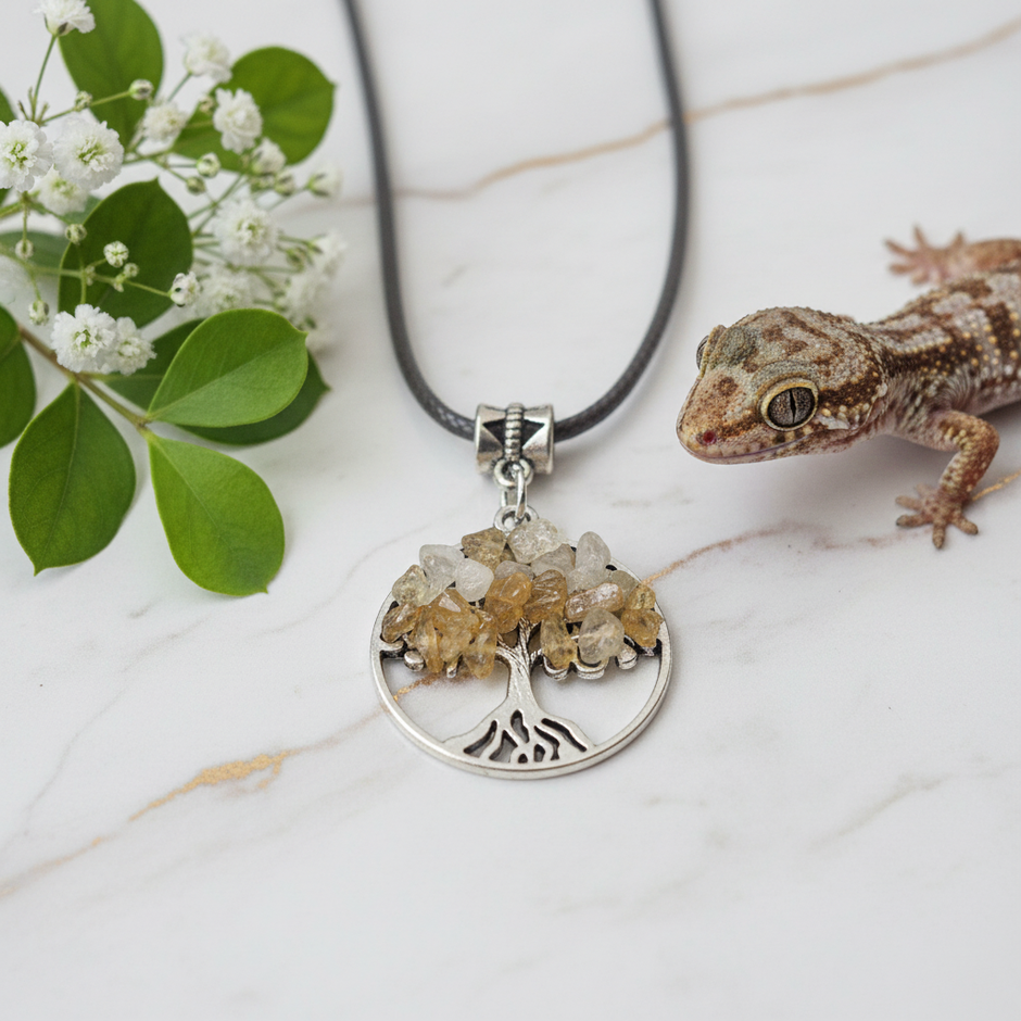 Citrine Tree of Life Pendant