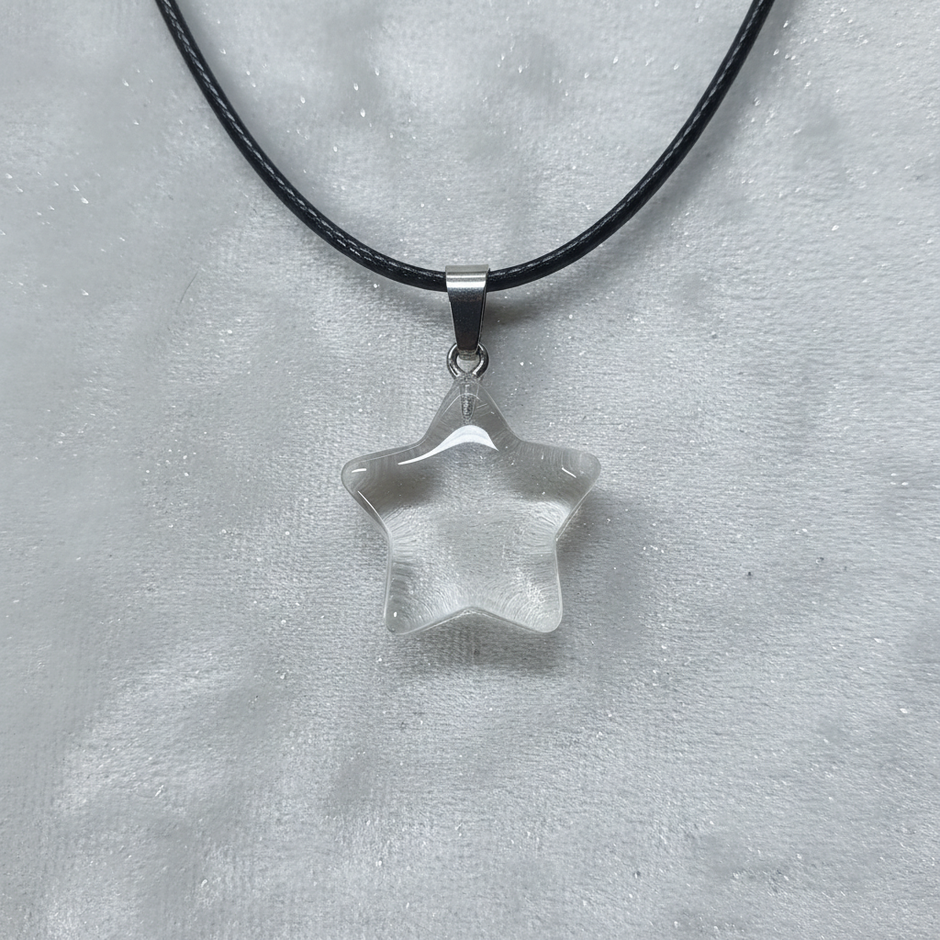 Clear transparent star