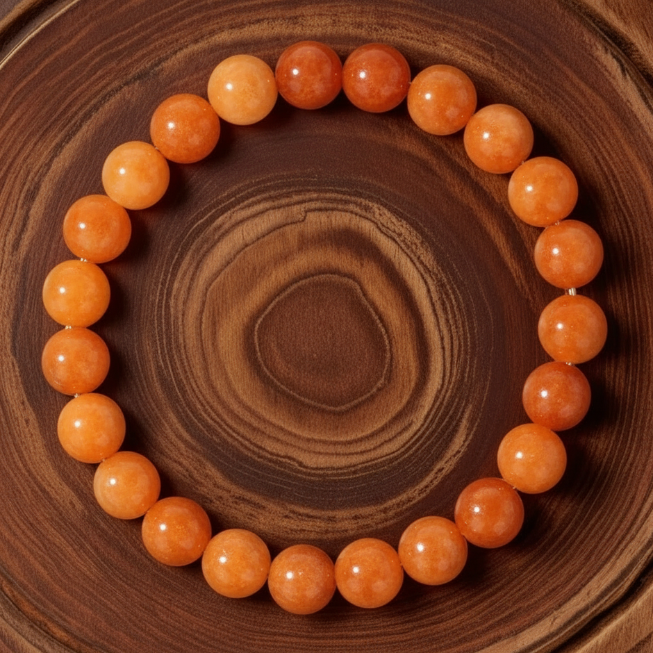 Close-up bead texture