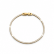 7.87-inch 20cm 14ct Gold Titanium Crystal Bracelet
