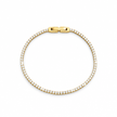 7.87-inch 20cm 14ct Gold Titanium Crystal Bracelet
