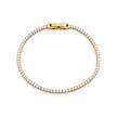 7.87-inch 20cm 14ct Gold Titanium Crystal Bracelet