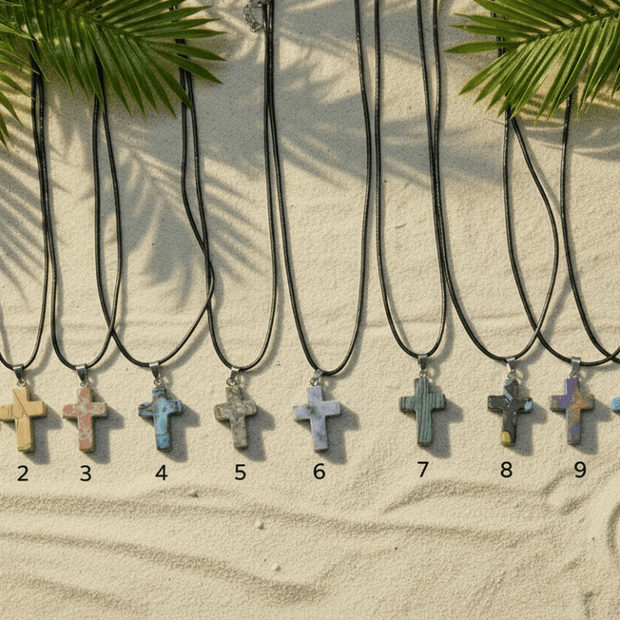 Crystal Cross Pendant Necklaces - DP Online