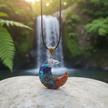 Crystal Moon Pendant Close-up