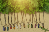 Crystal Pendant Necklaces – With Lizard