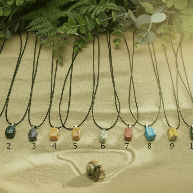 Crystal Stone Cube Pendant - DP Online