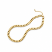 16 - 18 Inch 14ct Gold Titanium Chunky Cuban Link Chain