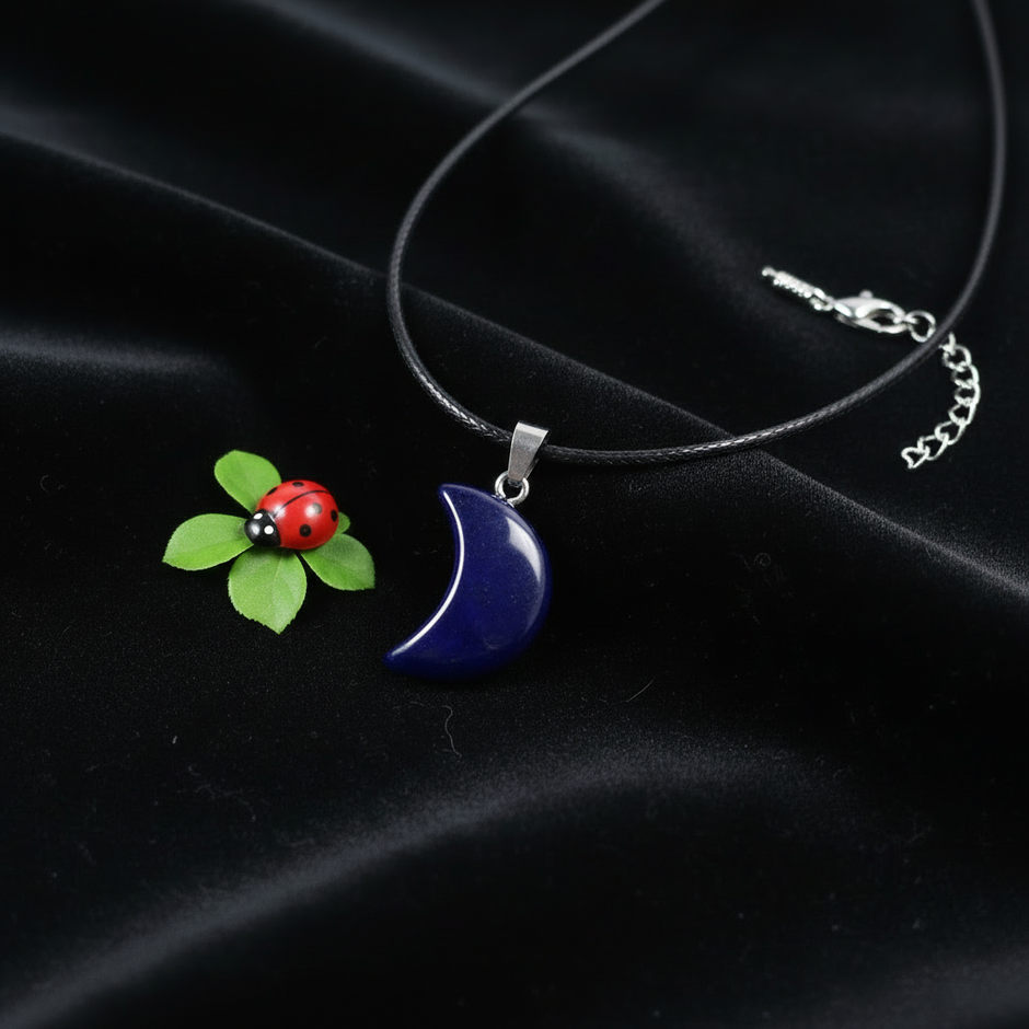 Dark Blue Moon Pendant