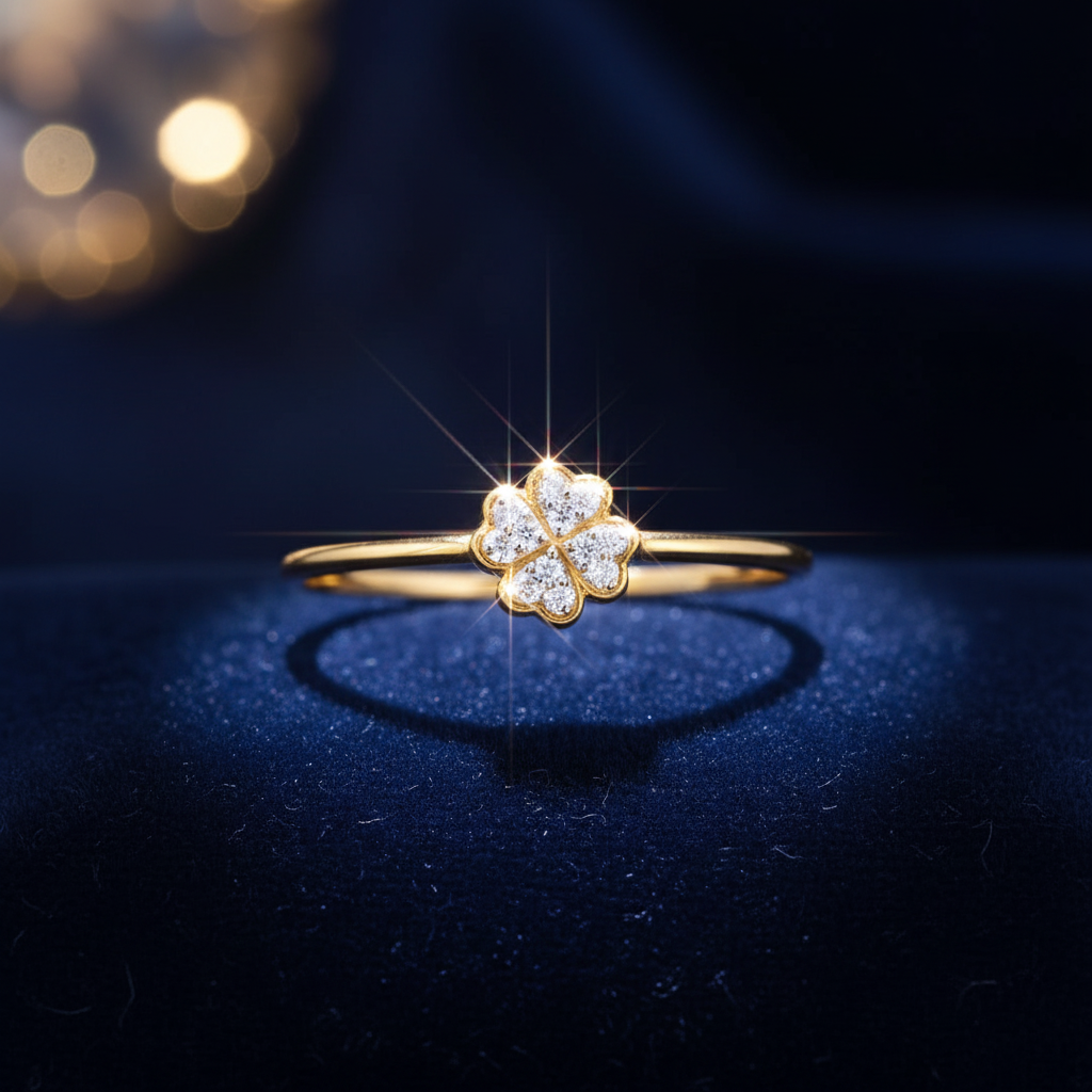 Diamond Clover Ring