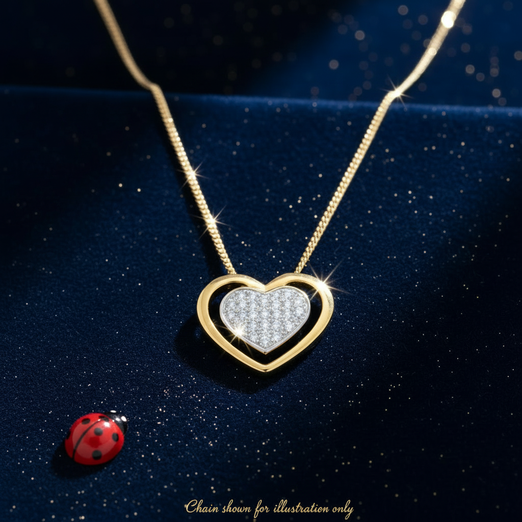 Diamond Heart Pendant V3 Updated