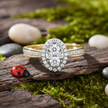 Diamond Ring with Mesmerizing Sparkle