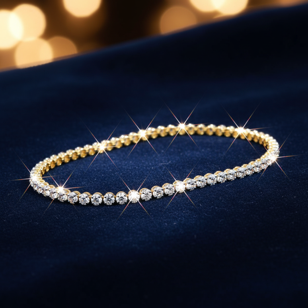 Diamond Tennis Bracelet Clean 2