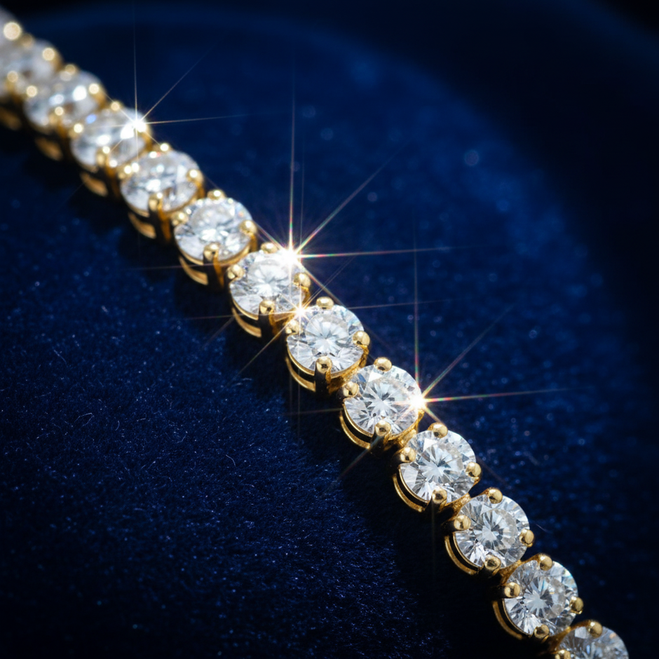 Diamond Tennis Bracelet Clean 3