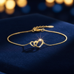 Double Heart Bracelet