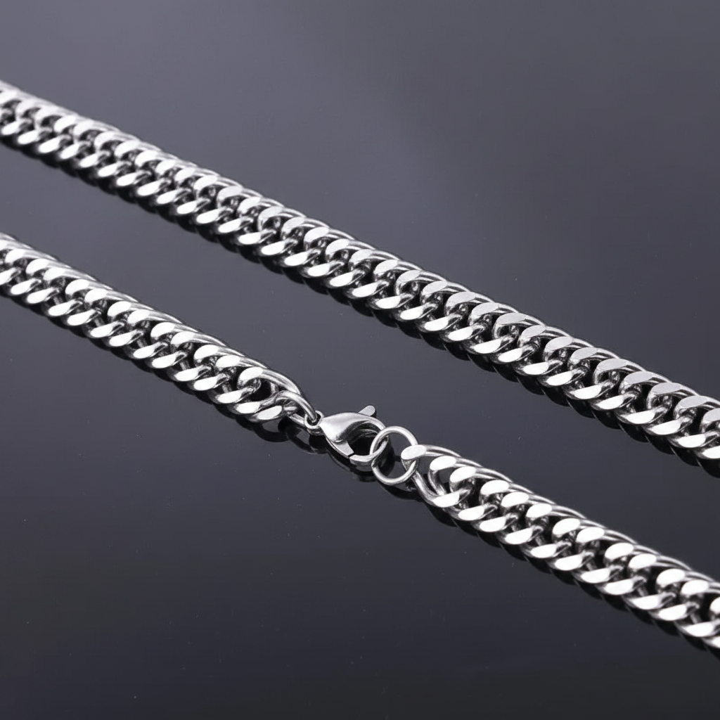 Double Woven Cuban Chain — V1 Clean