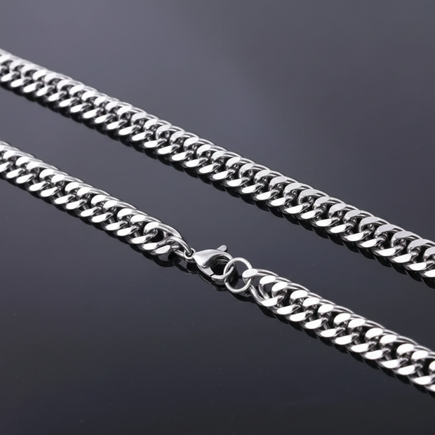 Double Woven Cuban Chain — V1 Clean