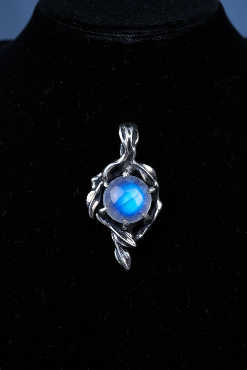 Dragon Claw Moonstone — Black Velvet