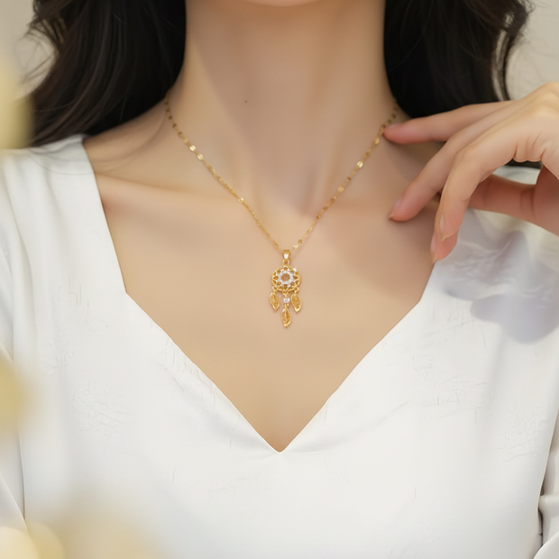 Dream Catcher Necklace Lifestyle
