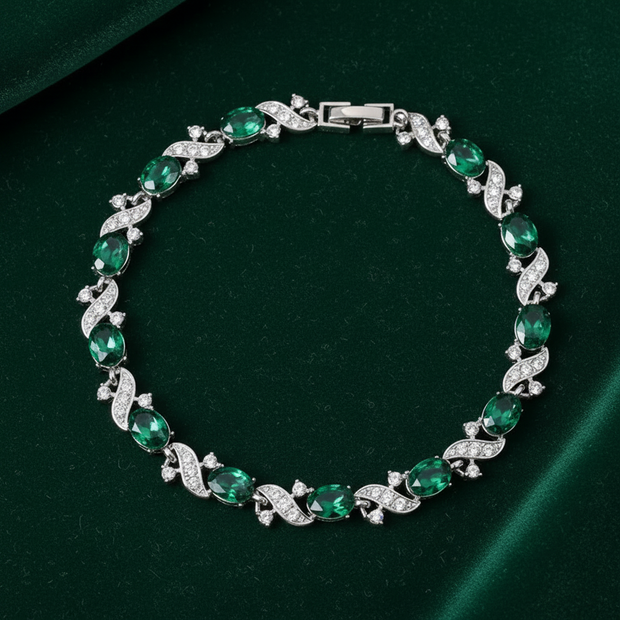 Emerald Bracelet - Green Velvet V1