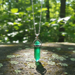 Emerald Crystal Pendant Sun