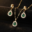 Emerald CZ Set - V1 Box Shot