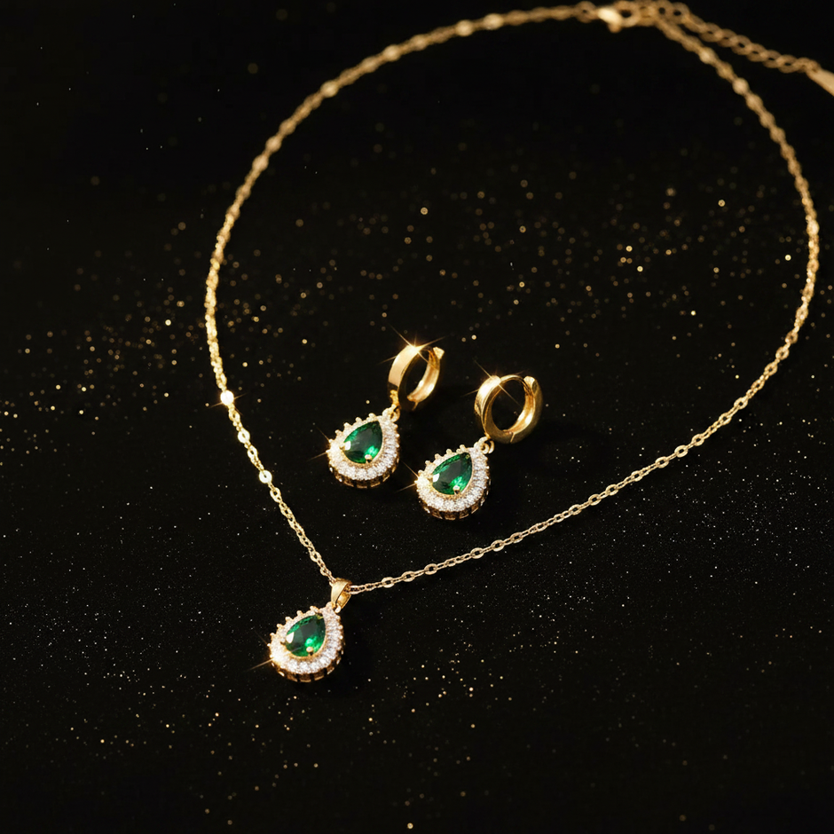 Emerald CZ Set - V2 Spec Shot