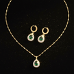 Emerald CZ Set - V3 Flat Lay