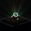 Emerald Gold Ring - Image 1
