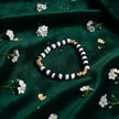 Emerald Velvet with Gold Leaf
