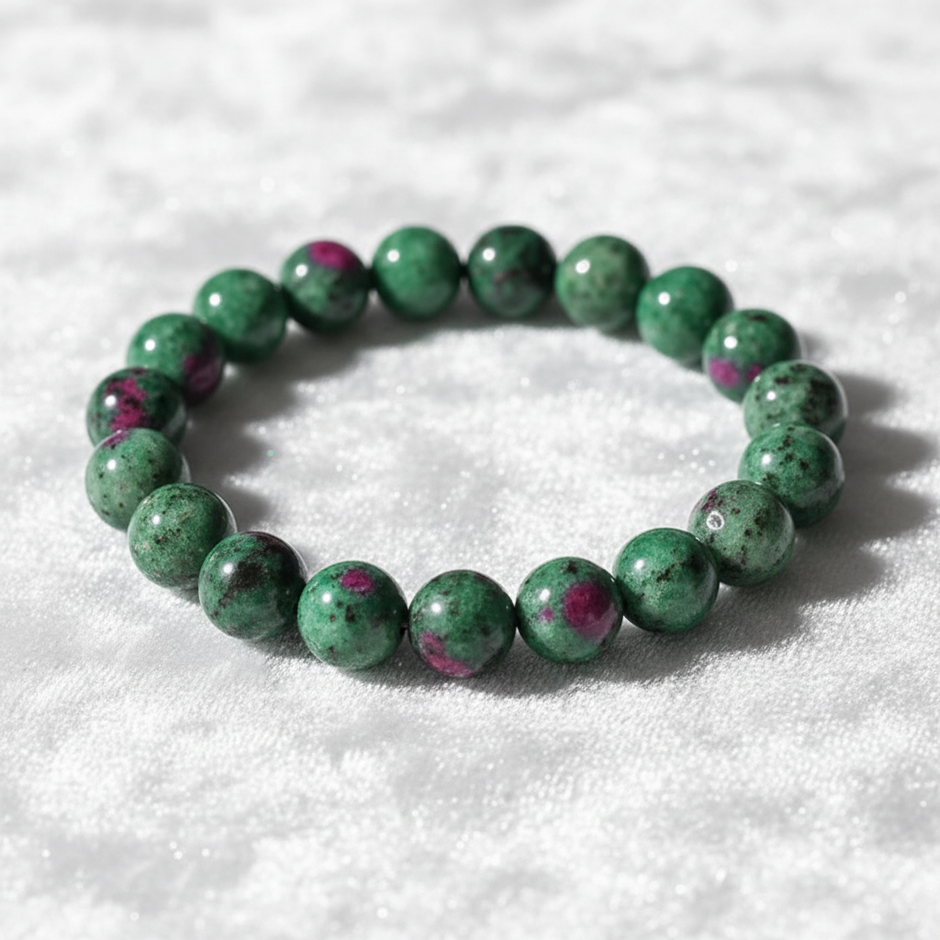 Epidote Bracelet - Close-up