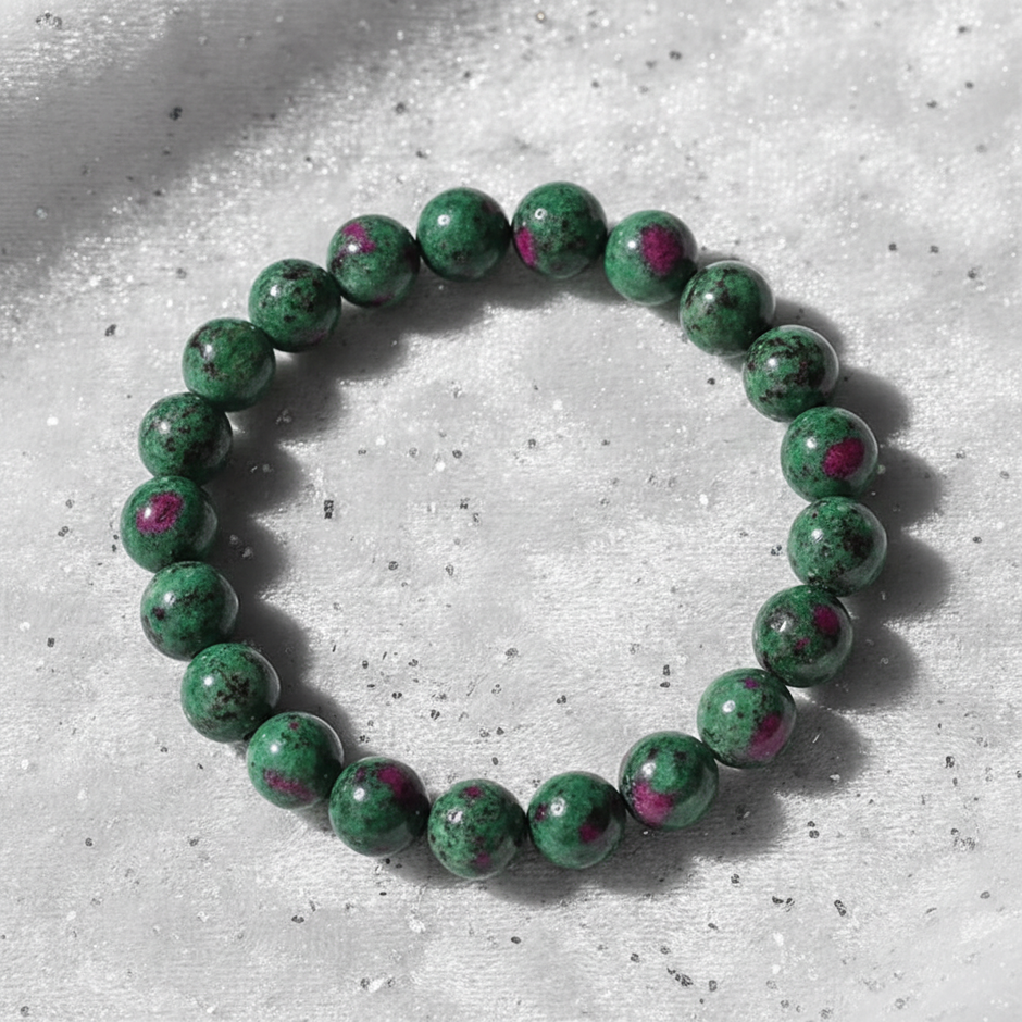Epidote Bracelet - Flat Lay