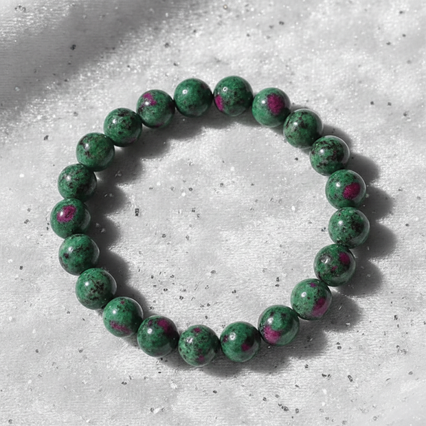 Epidote Bracelet - Flat Lay