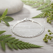 Extra sparkling bracelet with greenery