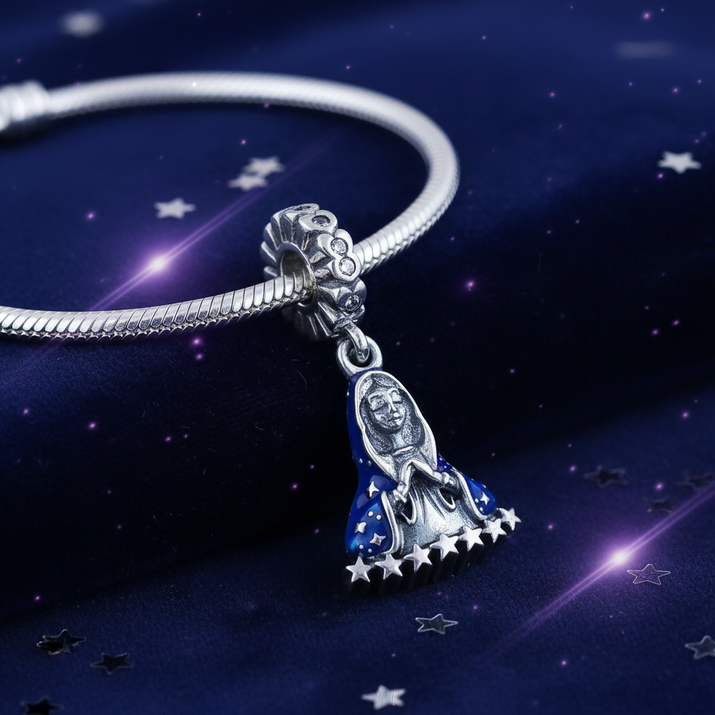 Fairy Charm — Midnight Navy Velvet Bracelet