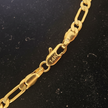 Figaro Chain - 14K Clasp Detail