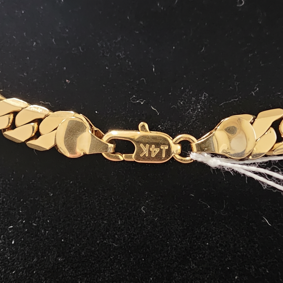 Figaro Chain - Clasp Hallmark