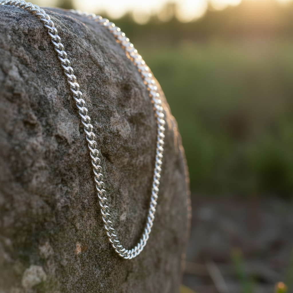 Figaro chain with softer lighting and sparkle