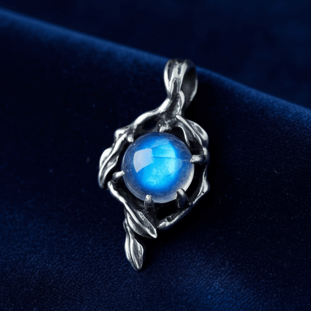 Flame Moonstone Pendant Necklace - DP Online